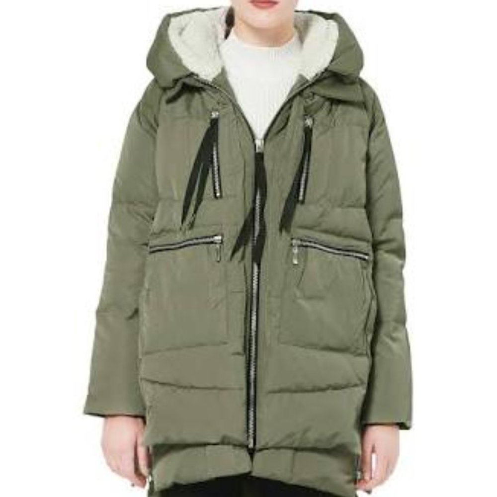 Orolay Down "It" Jacket, NWOT, XXL, Olive Green